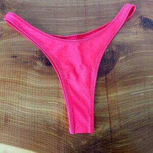 Elisse Swim Hot Pink High Waist Bottom Swimwear Women's Size S